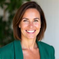 Portrait of Elara Vance, a Vibrant Zenith wellness coach.